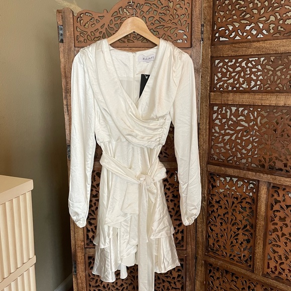 NEW NWT Elliatt Lynx Dress in Ivory - Picture 2 of 3
